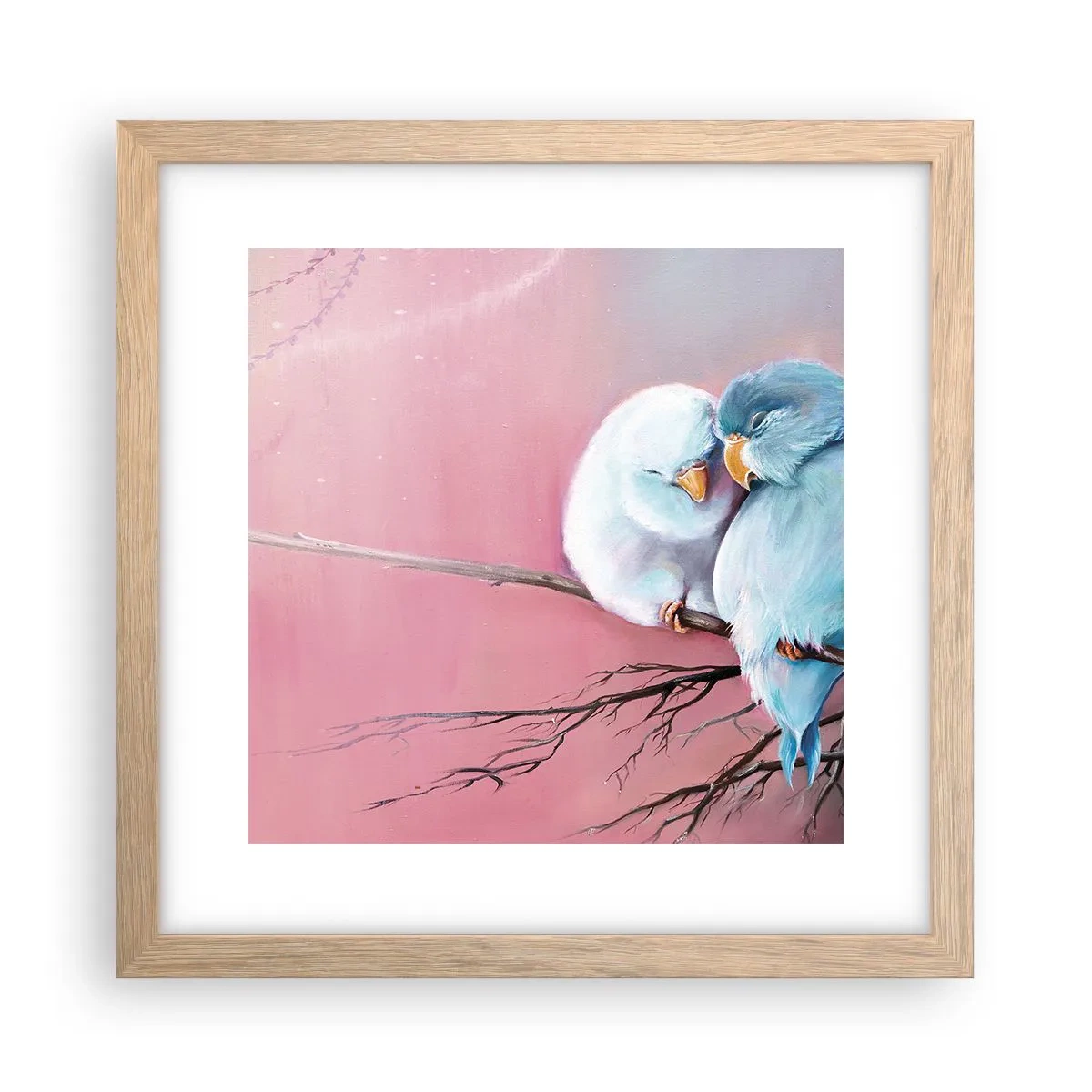 Poster in einem Rahmen aus heller Eiche - Was kann ich hier hinzufügen? ... - 30x30 cm