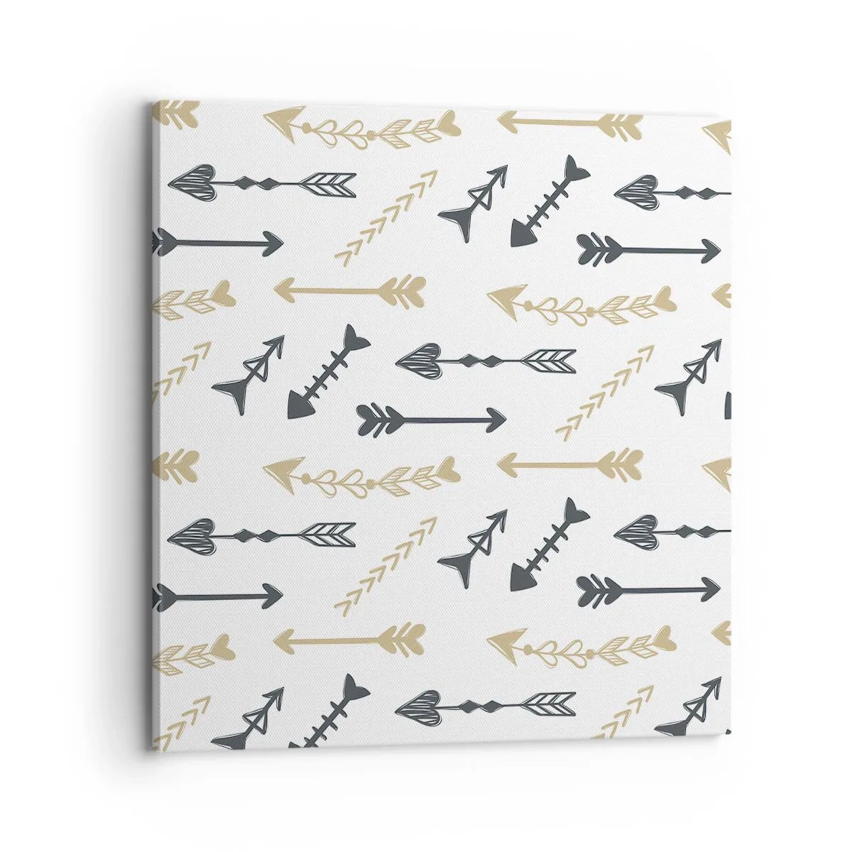 Bild auf Leinwand - Leinwandbild - Der Traum des Bogenschützen - 70x70 cm