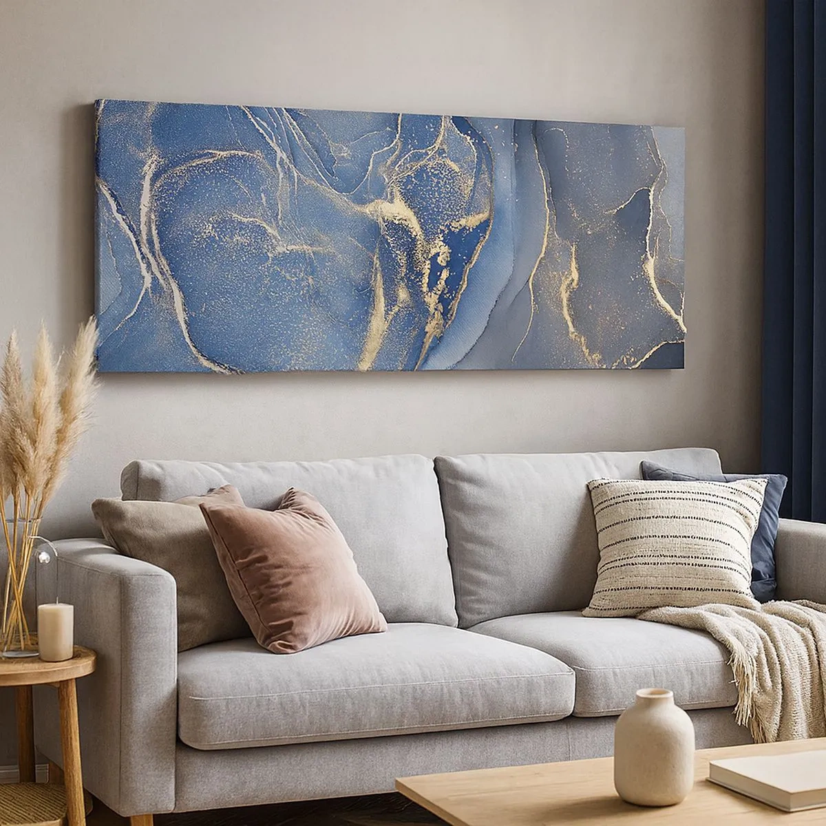 Bild auf Leinwand - Leinwandbild - Goldstaub - 100x40 cm