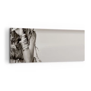 Bild auf Leinwand - Leinwandbild - Wieso ein Mädchen - 100x40 cm