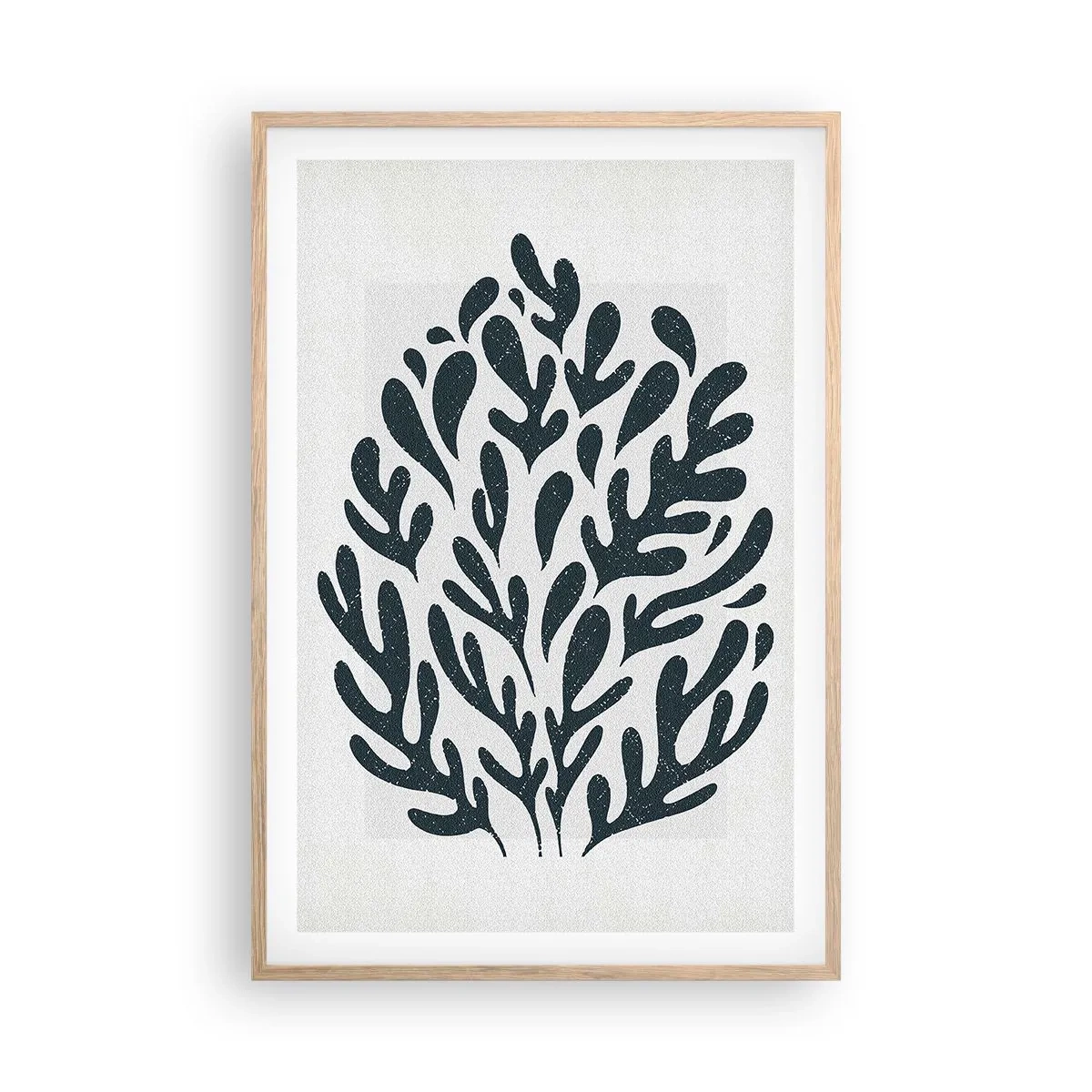 Poster in einem Rahmen aus heller Eiche - Formen der Natur - 61x91 cm