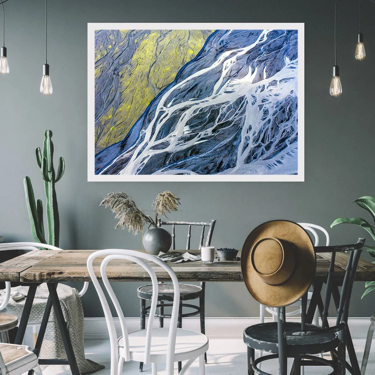 Poster - Felsmalereien der Natur - 91x61 cm