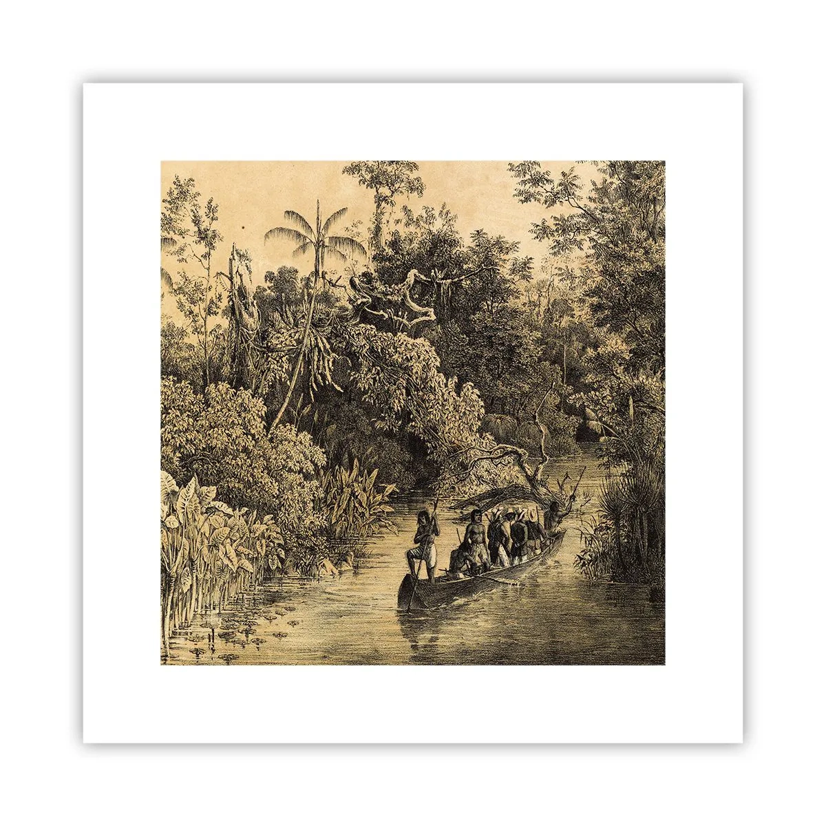 Poster - Expedition zur Quelle - 30x30 cm