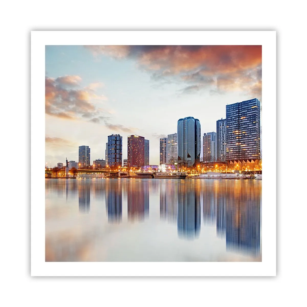 Poster - Die monumentale Ruhe von Paris - 60x60 cm