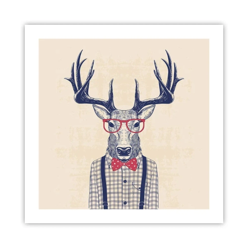 Poster - Eine lustige Extravaganz - 50x50 cm