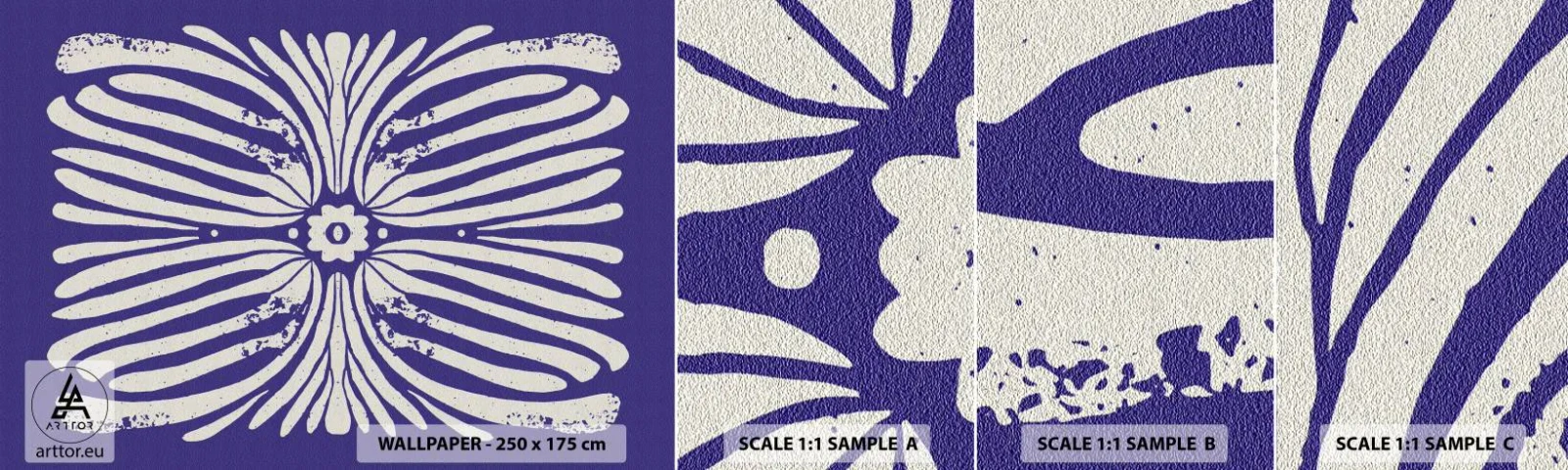 Fototapetenmuster Standard Eco - Ethnische Inspirationen - Boho, Botanisch, Stück - 100x30 cm