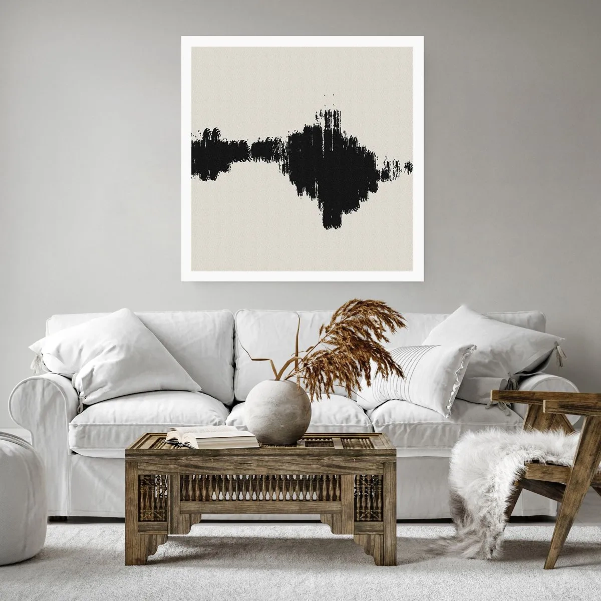 Poster - Schwingungen der Fantasie - 40x40 cm