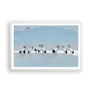 Poster in einem weißen Rahmen - Nach einem heißen Tag - 91x61 cm