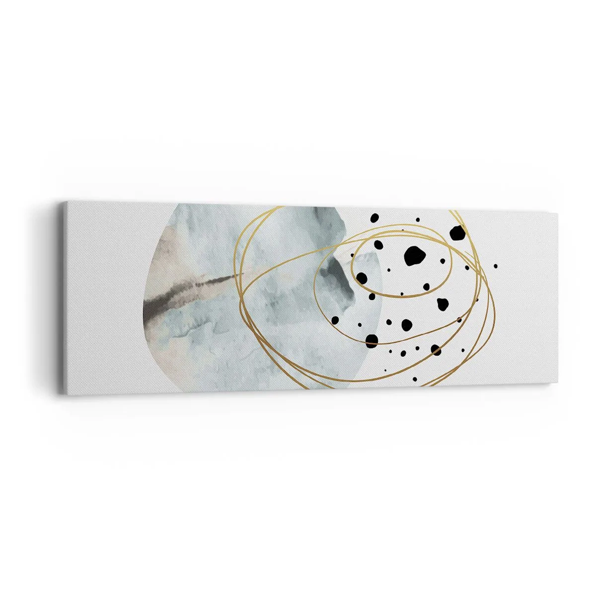 Bild auf Leinwand - Leinwandbild - Vom Weltraum umarmt - 90x30 cm