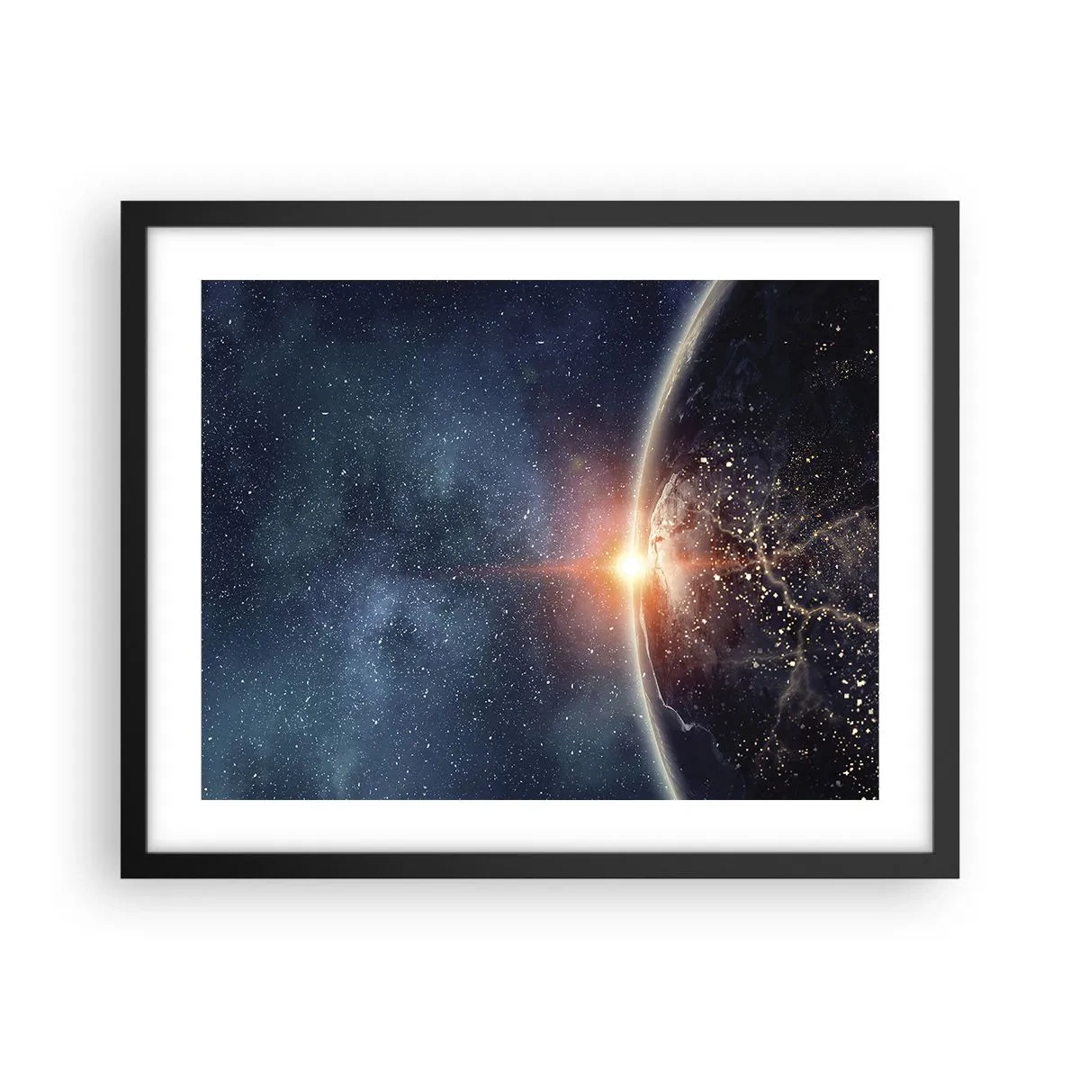 Poster in einem schwarzem Rahmen - In einer neuen Perspektive - 50x40 cm