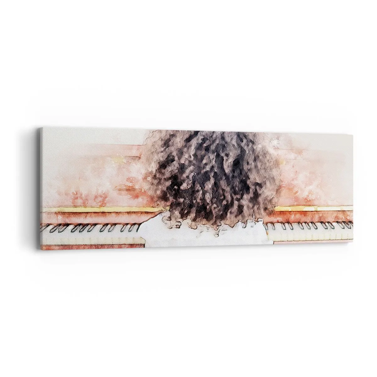 Bild auf Leinwand - Leinwandbild - In der neuen Welt - 90x30 cm