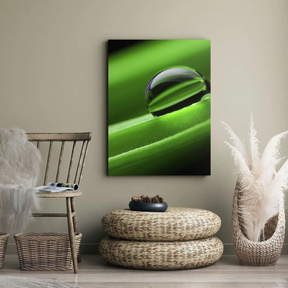 Bild auf Leinwand - Leinwandbild - Leben hautnah - 55x100 cm