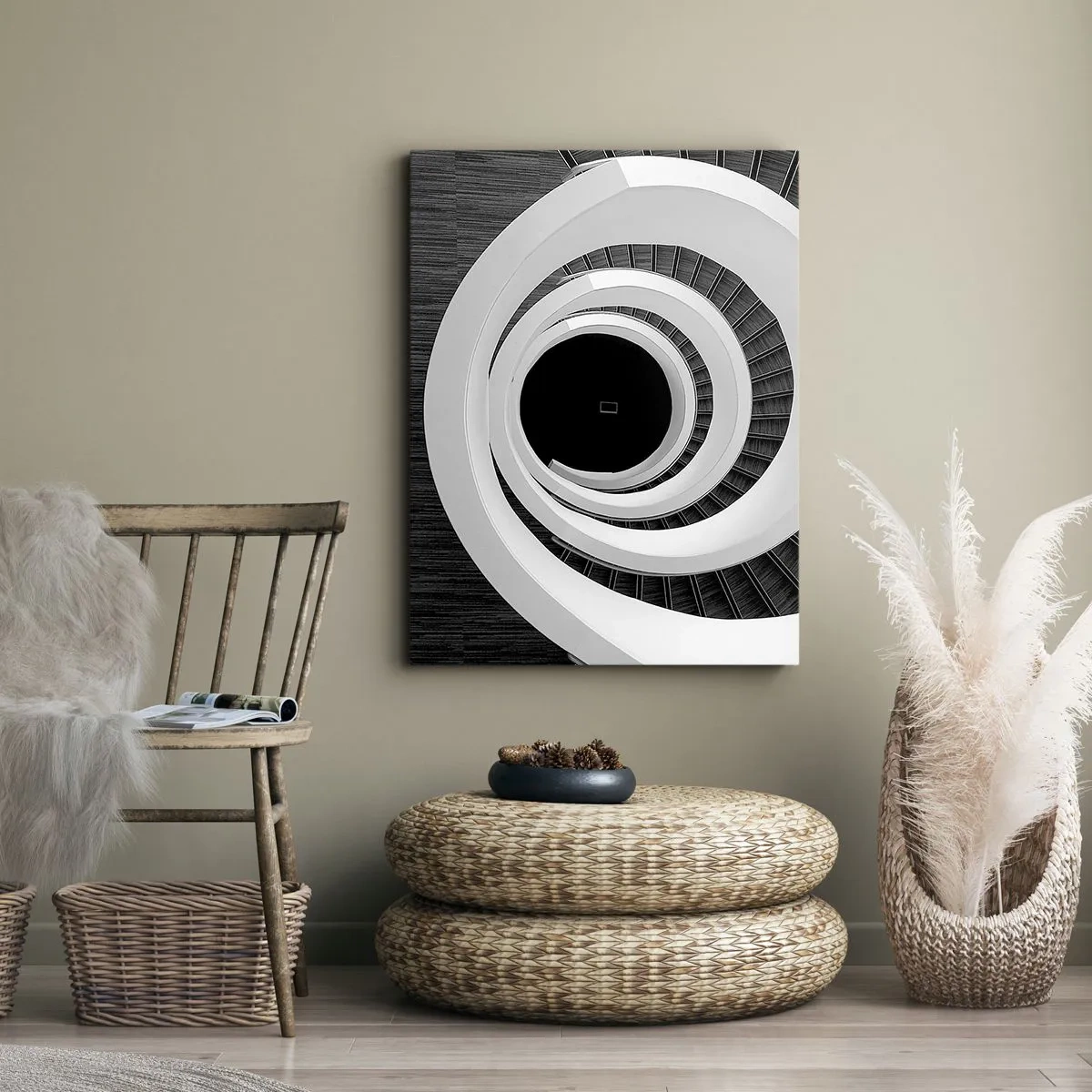 Bild auf Leinwand - Leinwandbild - Zum Kern der Sache - 45x80 cm