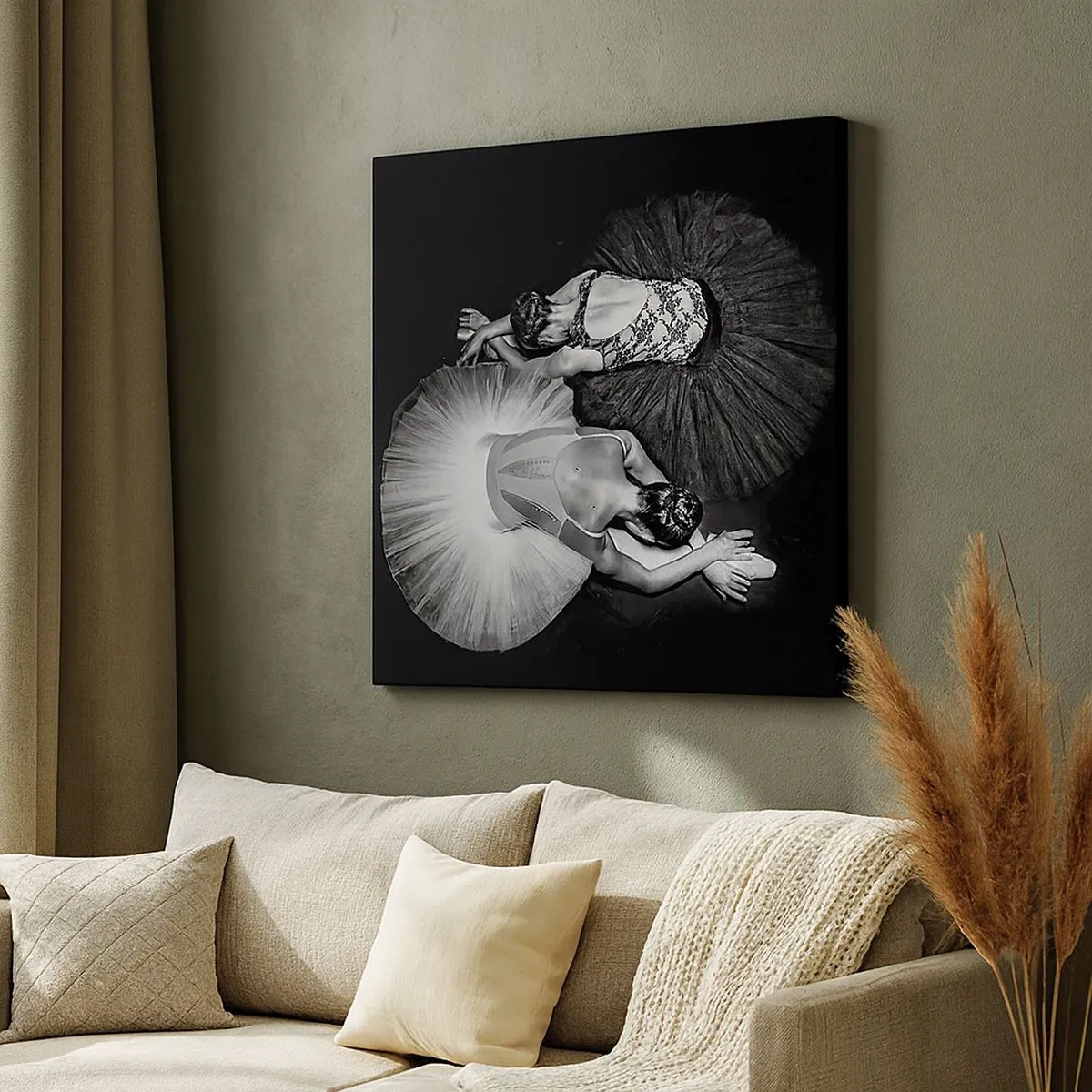 Bild auf Leinwand - Leinwandbild - Jin und Jang – perfekte Balance - 30x30 cm