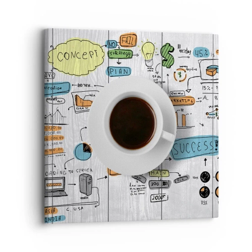 Bild auf Leinwand - Leinwandbild - Zeit für eine Pause - 30x30 cm