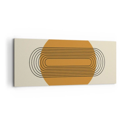 Bild auf Leinwand - Leinwandbild - Perfekter Plan - 100x40 cm