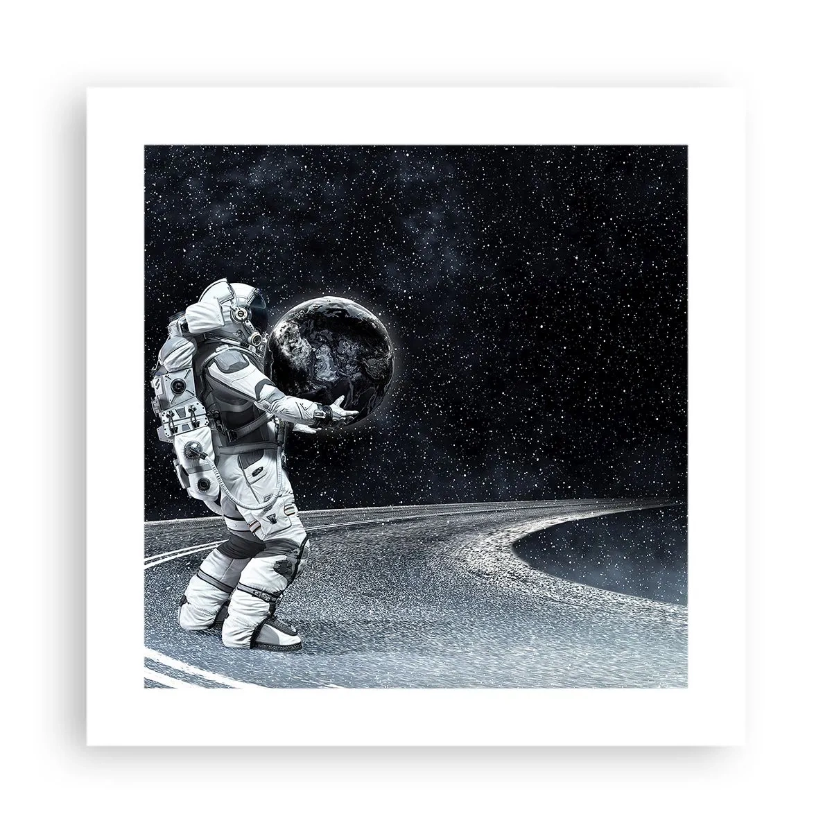 Poster - Auf der Milchstraße - 40x40 cm