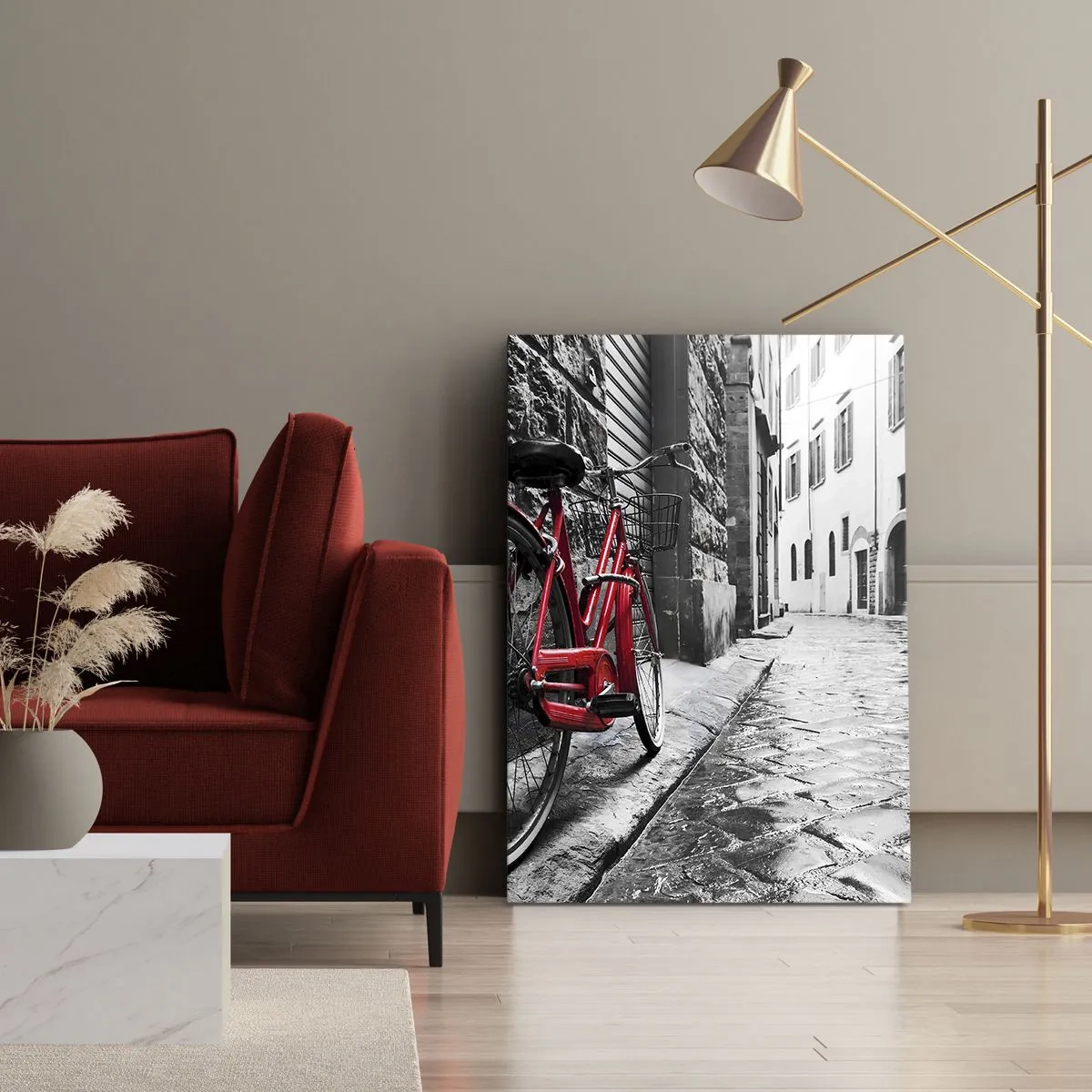 Bild auf Leinwand - Leinwandbild - Wahre Schönheit wird nicht alt - 45x80 cm