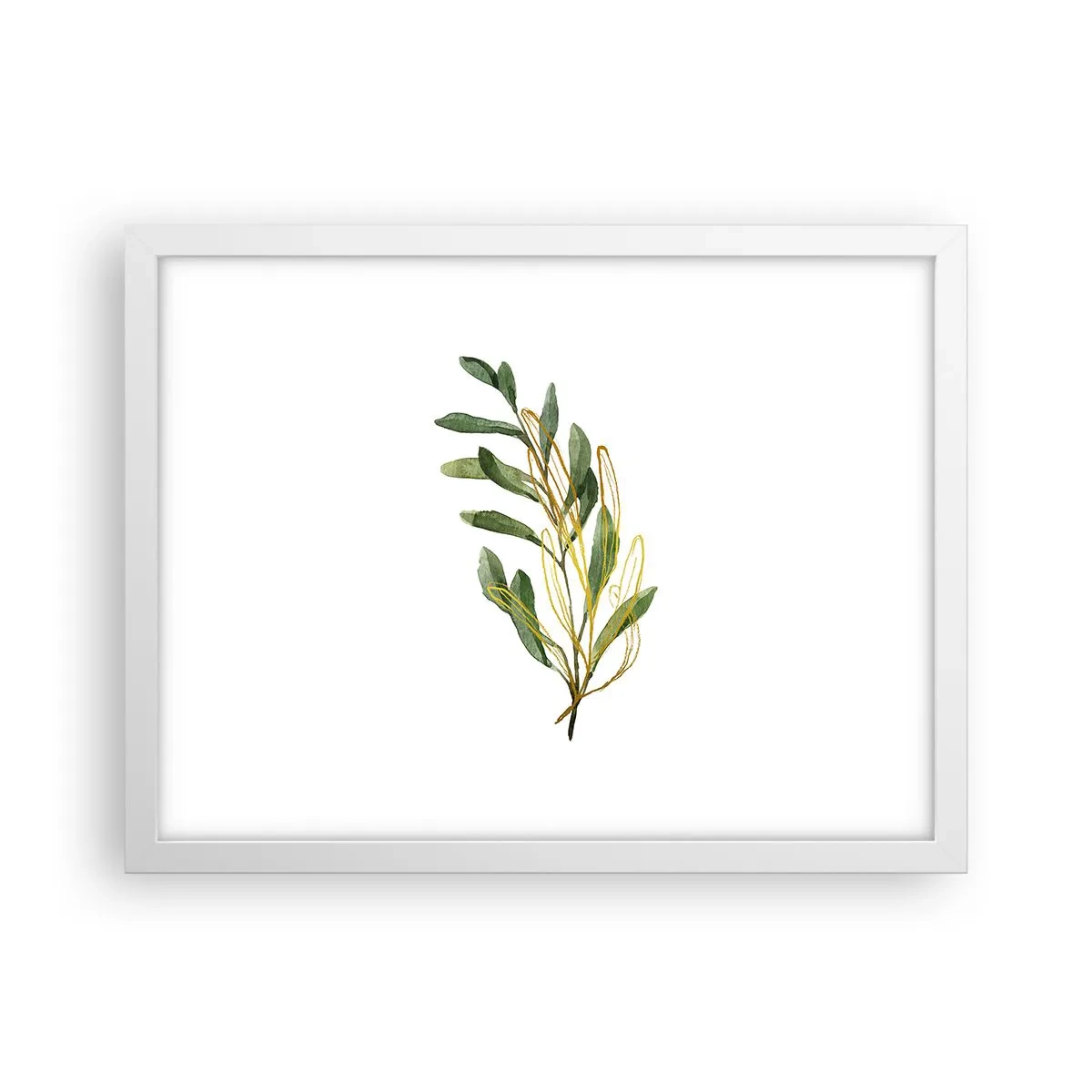 Poster in einem weißen Rahmen - Alles was gut ist - 40x30 cm