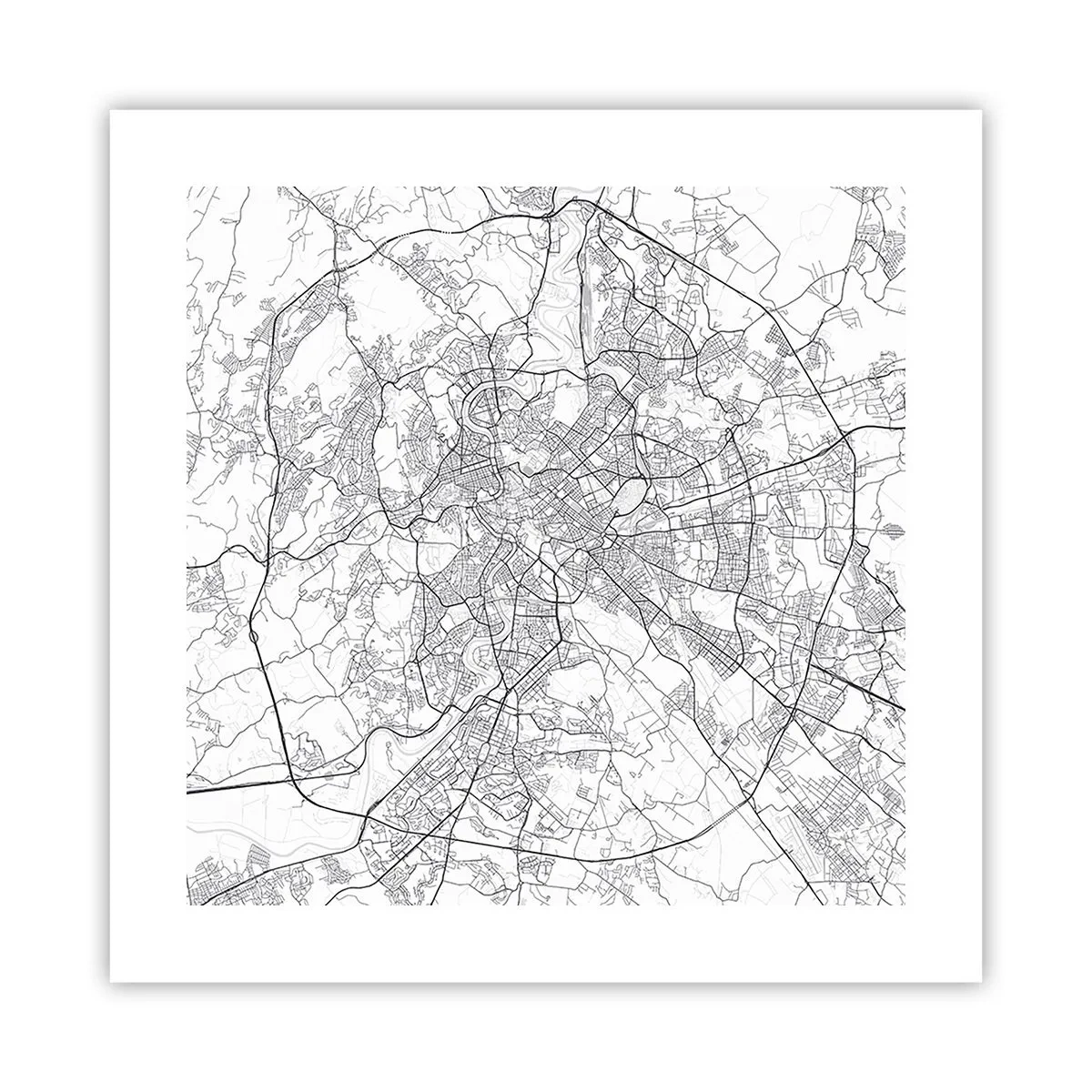 Poster - Römischer Kreis - 40x40 cm