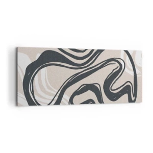 Bild auf Leinwand - Leinwandbild - Vervielfachter Ausdruck - 100x40 cm