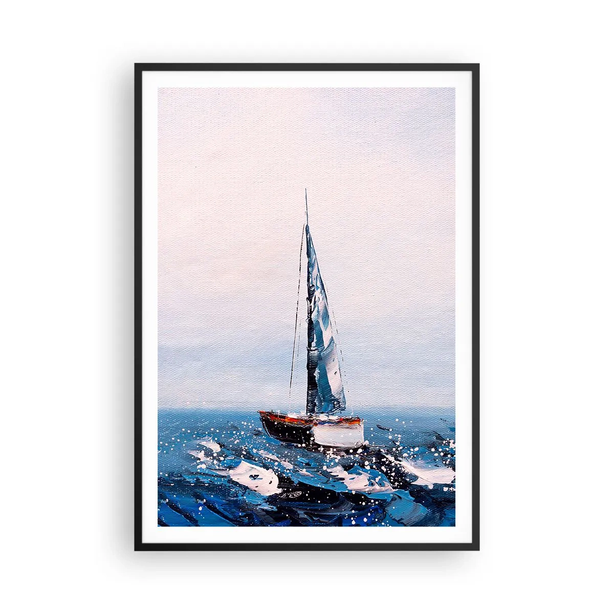 Poster in einem schwarzem Rahmen - Bruderschaft des Windes - 70x100 cm