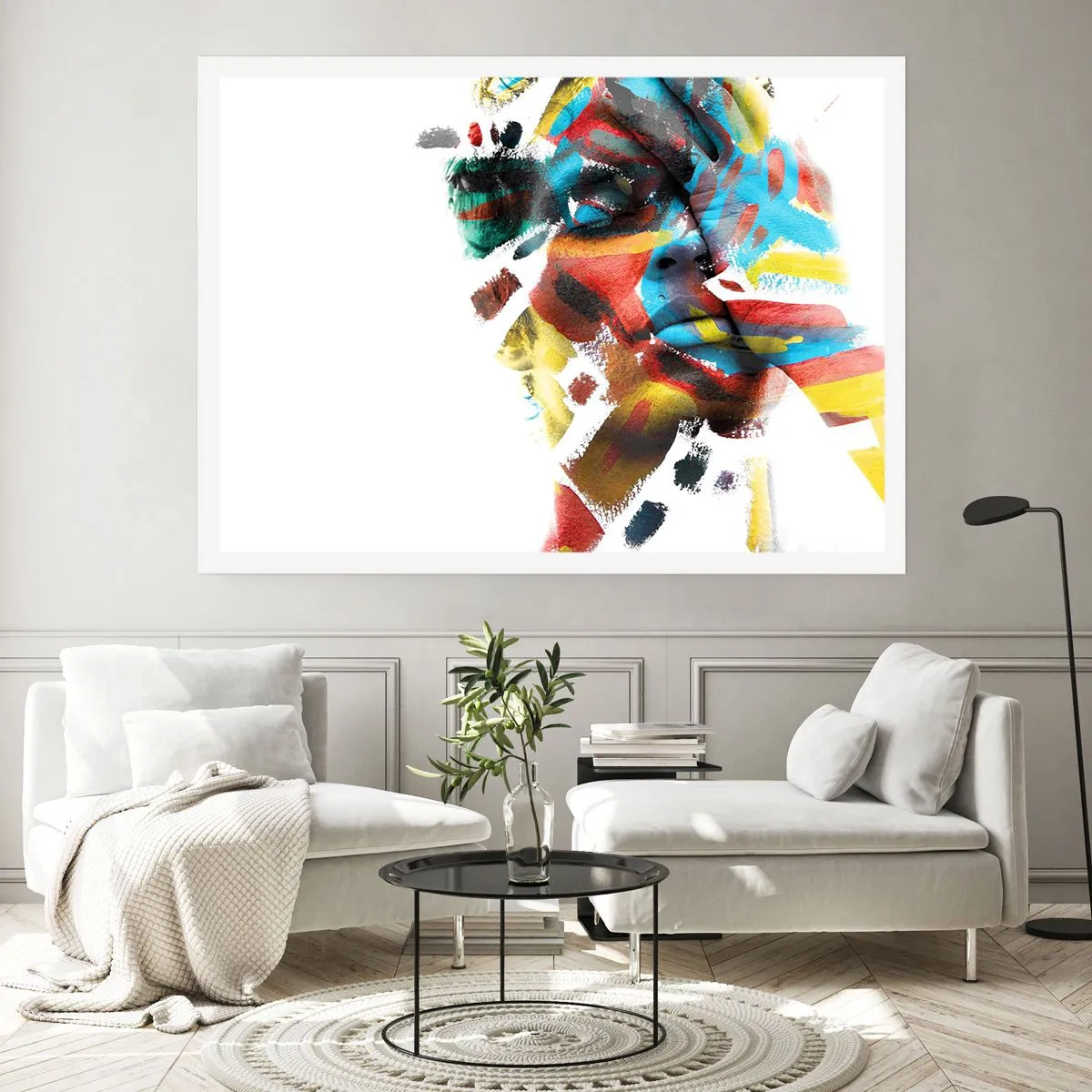 Poster - Eine bunte Persönlichkeit - 50x40 cm