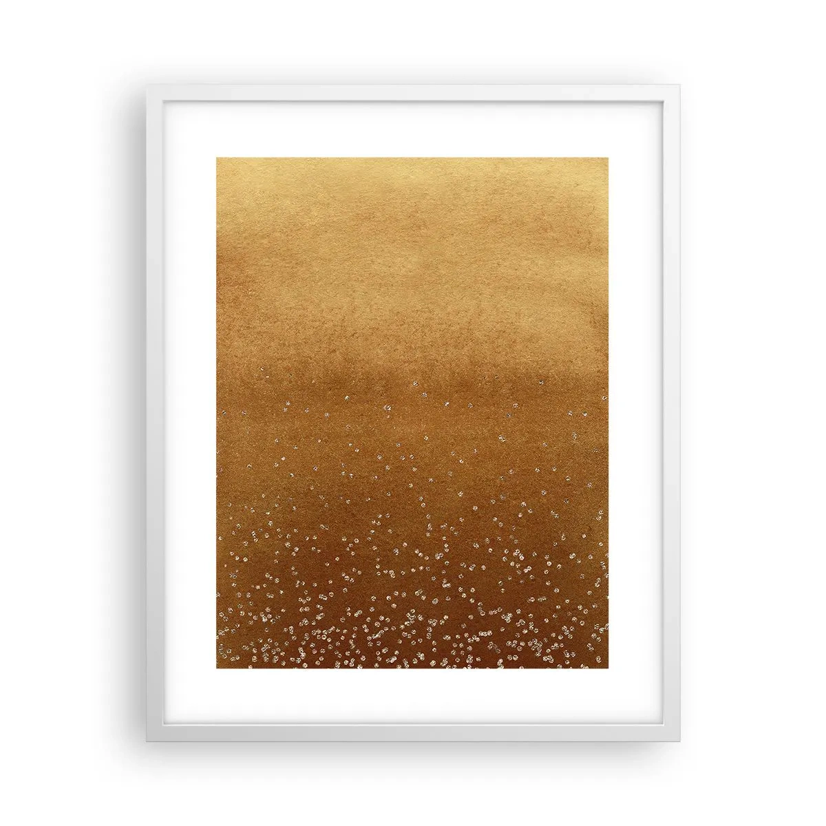 Poster in einem weißen Rahmen - Die Geburt des Lichts - 40x50 cm