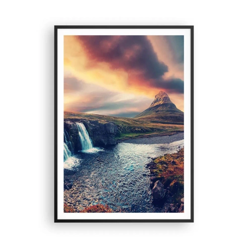 Poster in einem schwarzem Rahmen - In der Majestät der Natur - 70x100 cm