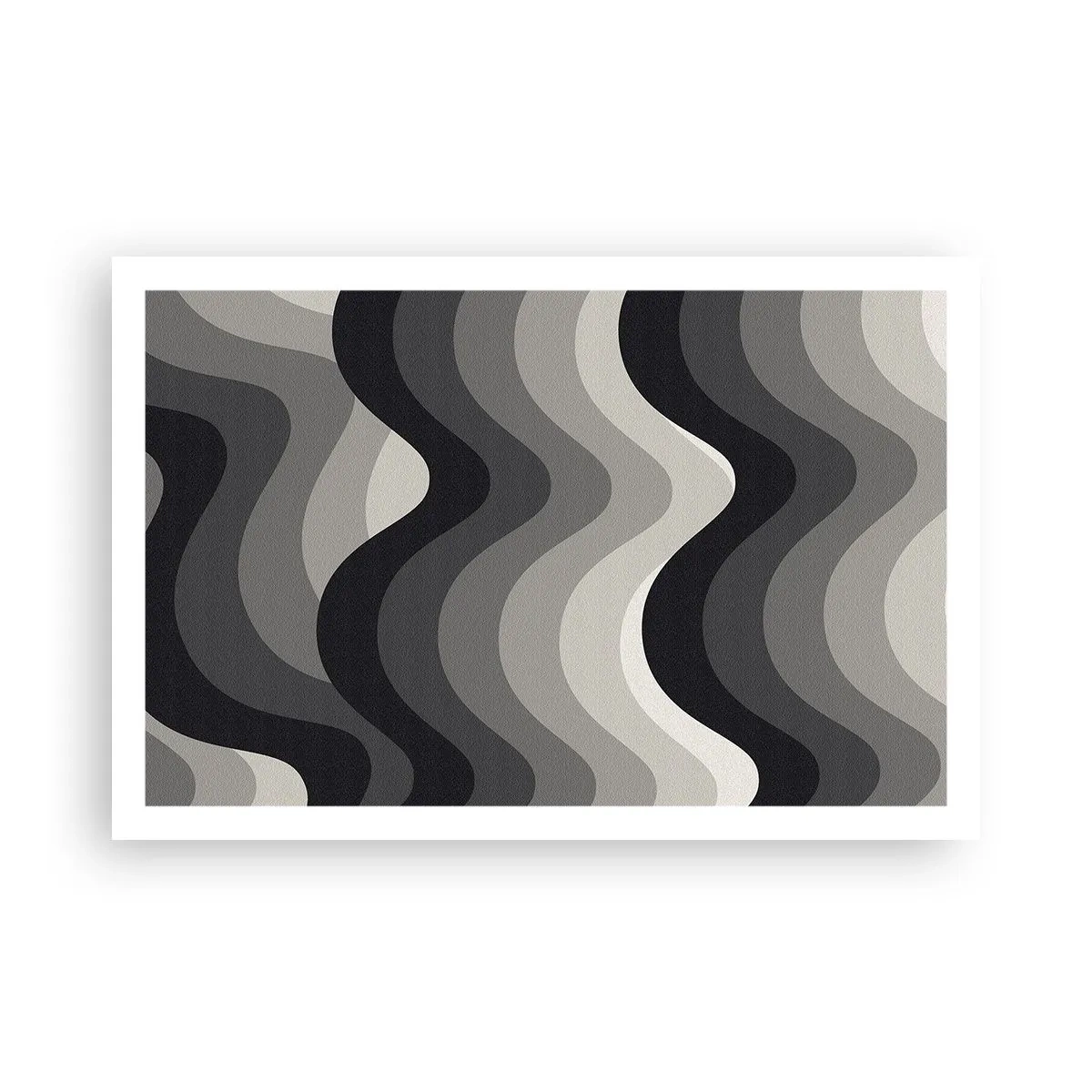 Poster - Eine Welle nach der anderen - 91x61 cm