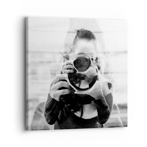 Bild auf Leinwand - Leinwandbild - Schöpfer und Material - 30x30 cm