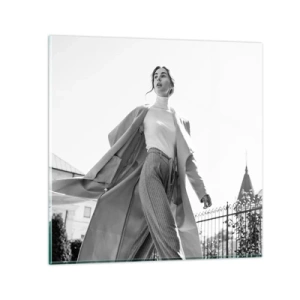 Glasbild - Bild auf glas - Gehst du mit mir? - 70x70 cm