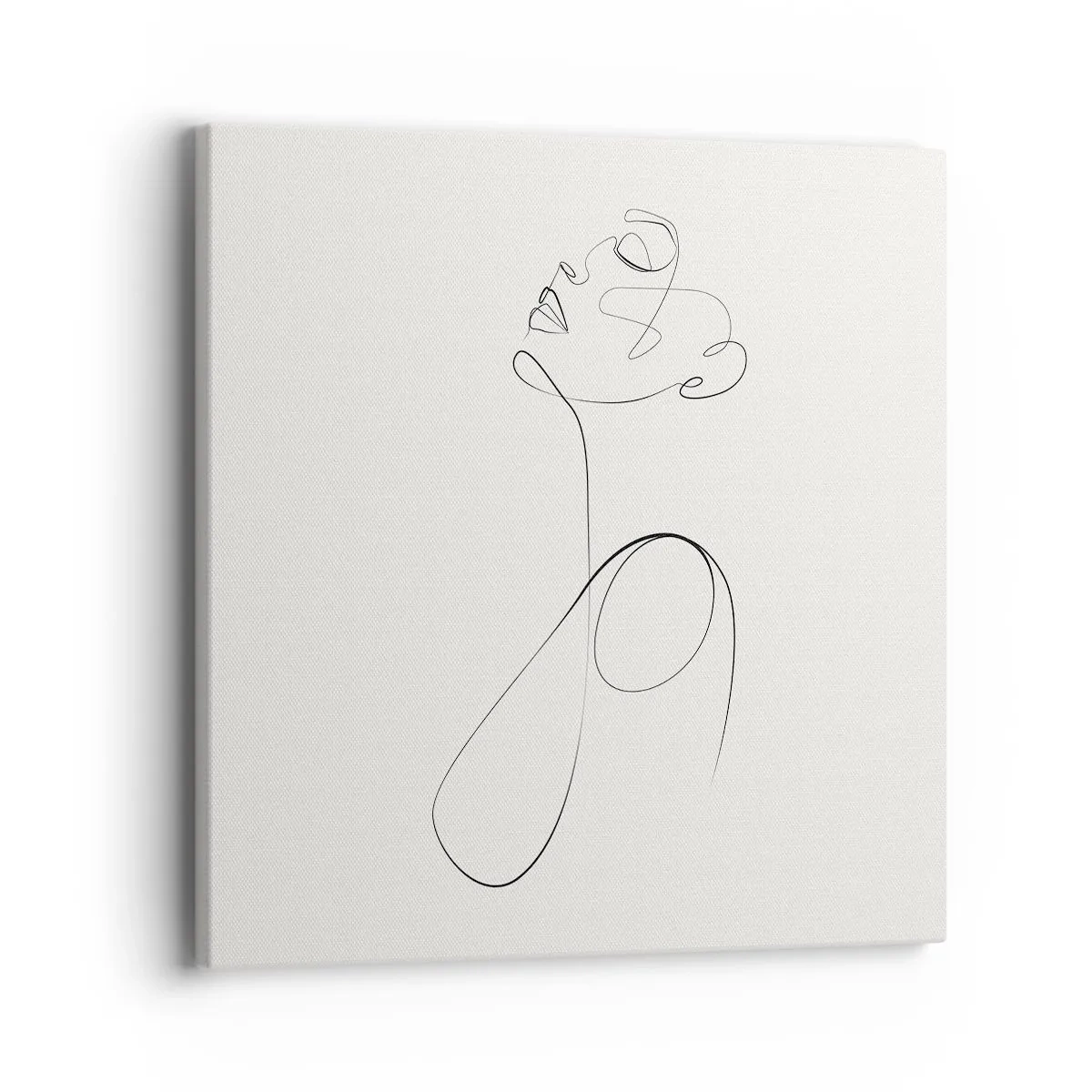 Bild auf Leinwand - Leinwandbild - Versunken in Träumen - 40x40 cm