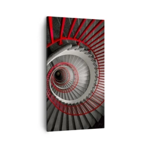 Bild auf Leinwand - Leinwandbild - Architekturspaß - 45x80 cm