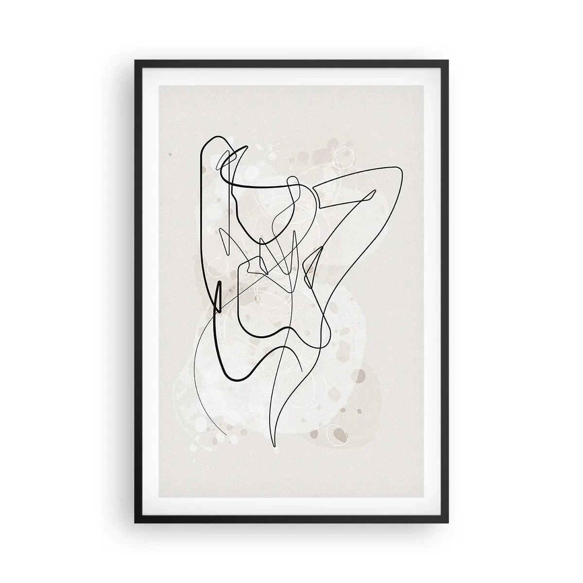 Poster in einem schwarzem Rahmen - Die Kunst der Verführung - 61x91 cm
