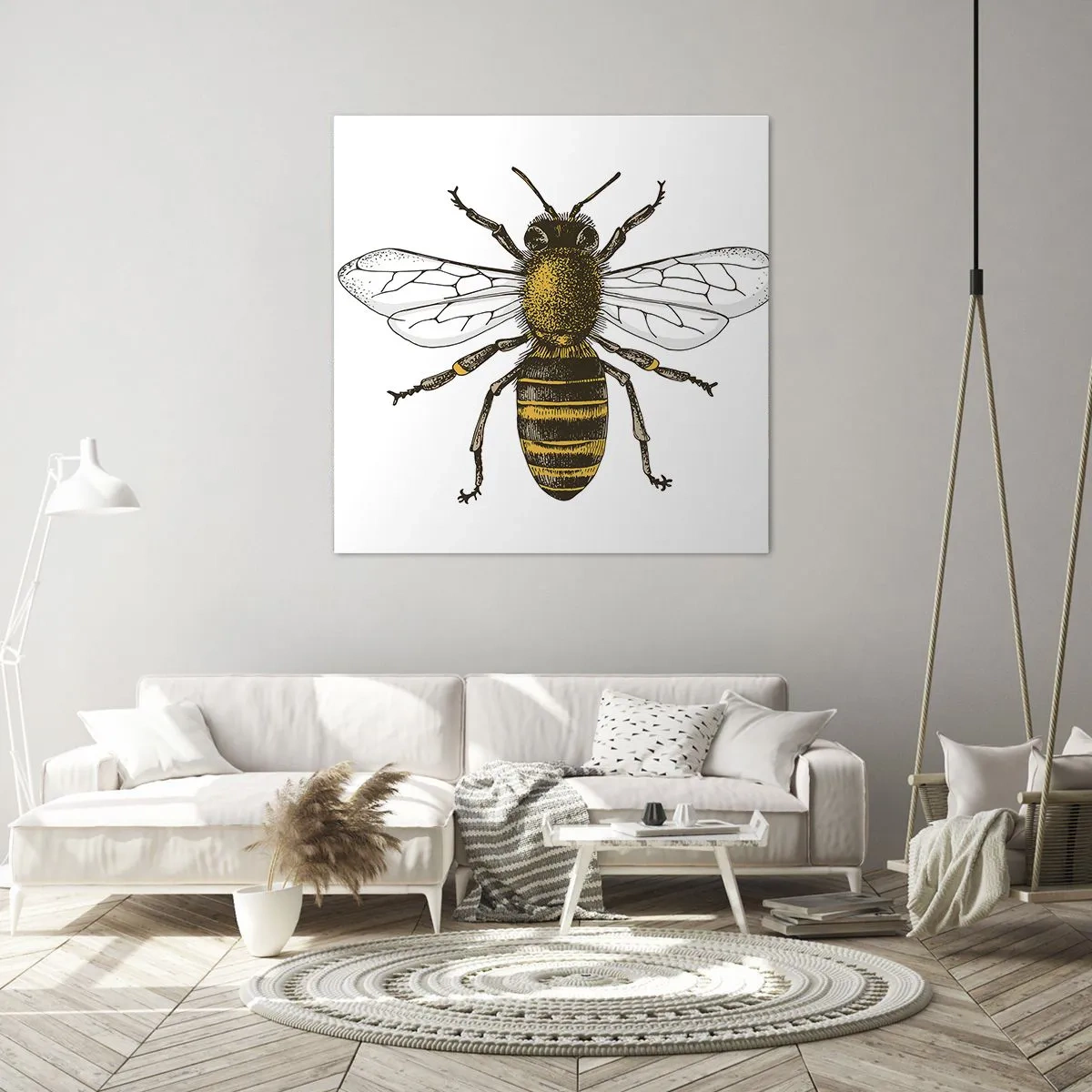 Bild auf Leinwand - Leinwandbild - Schön und gut - 60x60 cm