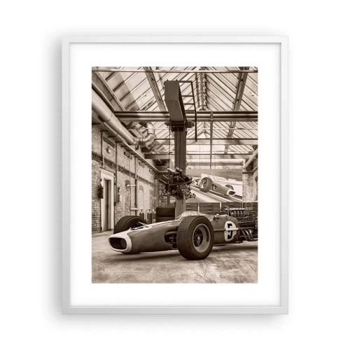 Poster in einem weißen Rahmen - Die Siegerruhe - 40x50 cm