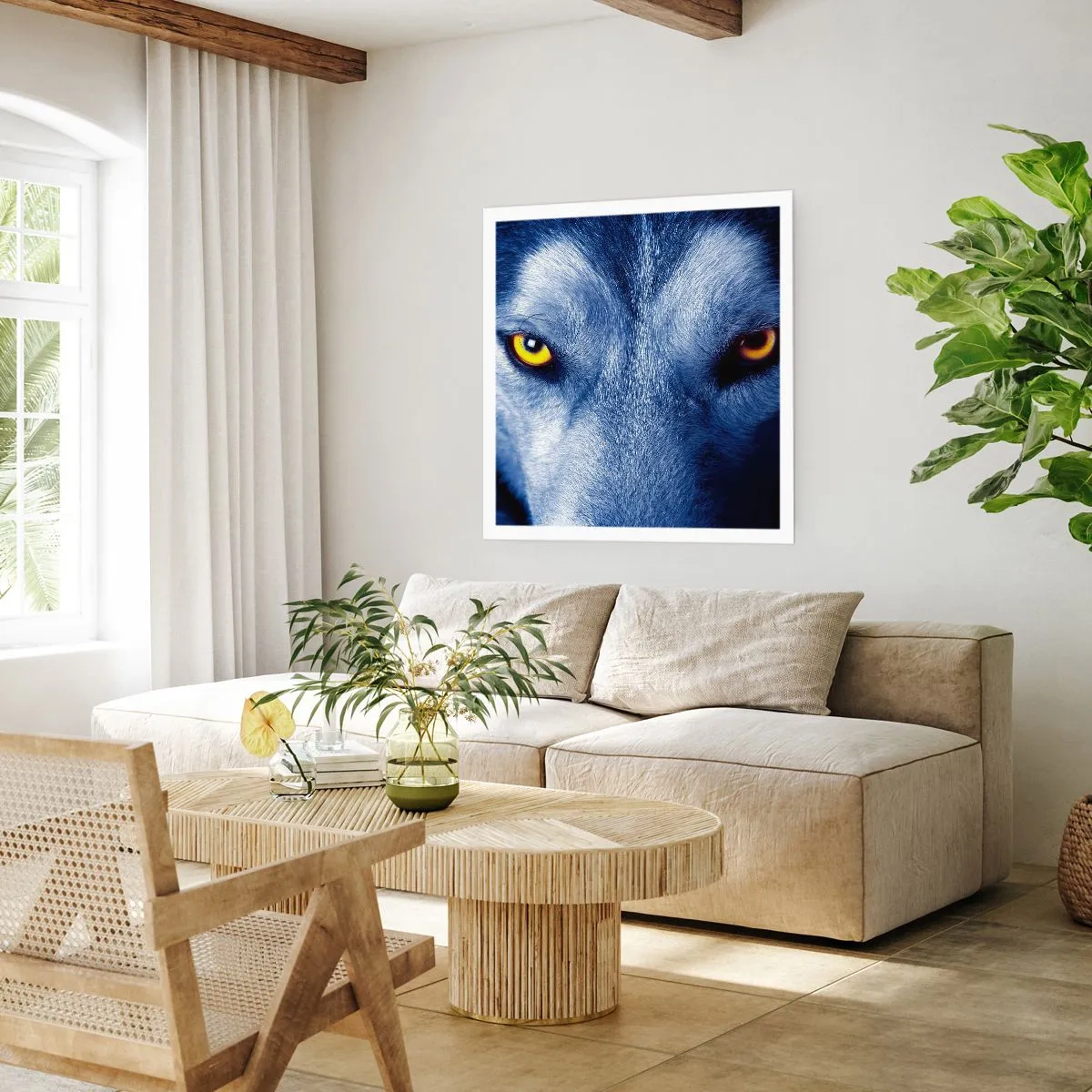 Poster - Faszinierender Blick - 60x60 cm