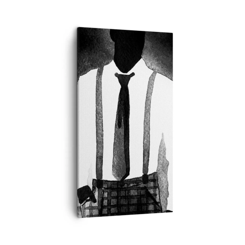 Bild auf Leinwand - Leinwandbild - In Noir-Atmosphäre - 45x80 cm