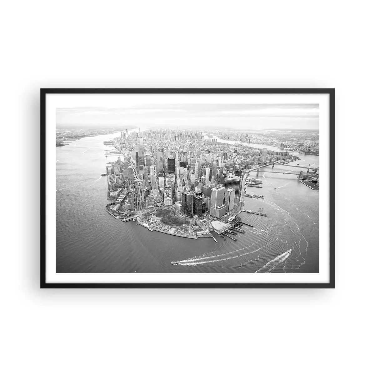 Poster in einem schwarzem Rahmen - Und wie kann es man nicht lieben? - 91x61 cm