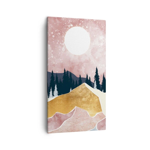 Bild auf Leinwand - Leinwandbild - Nachtwache - 45x80 cm