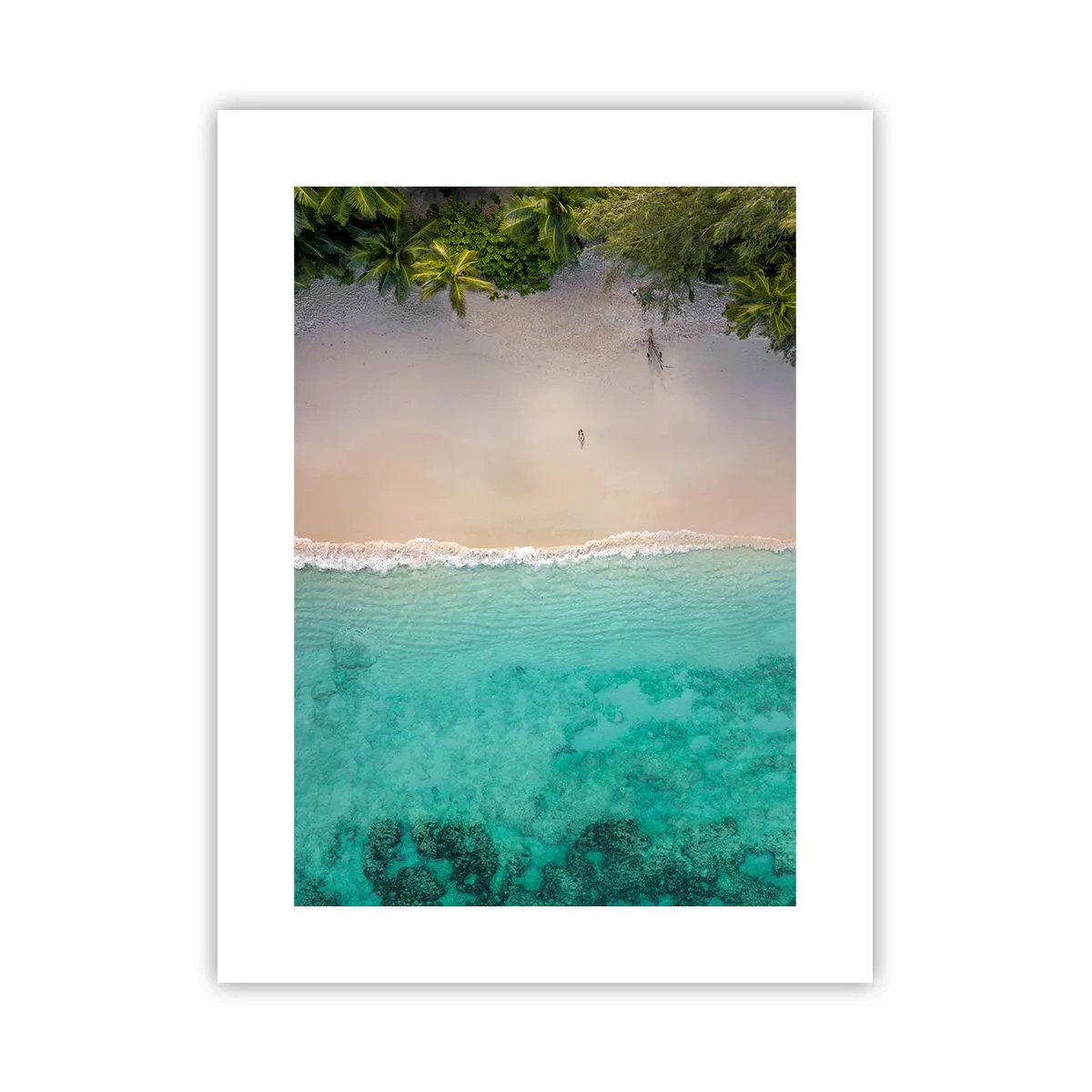 Poster - Paradiesstrand - 30x40 cm
