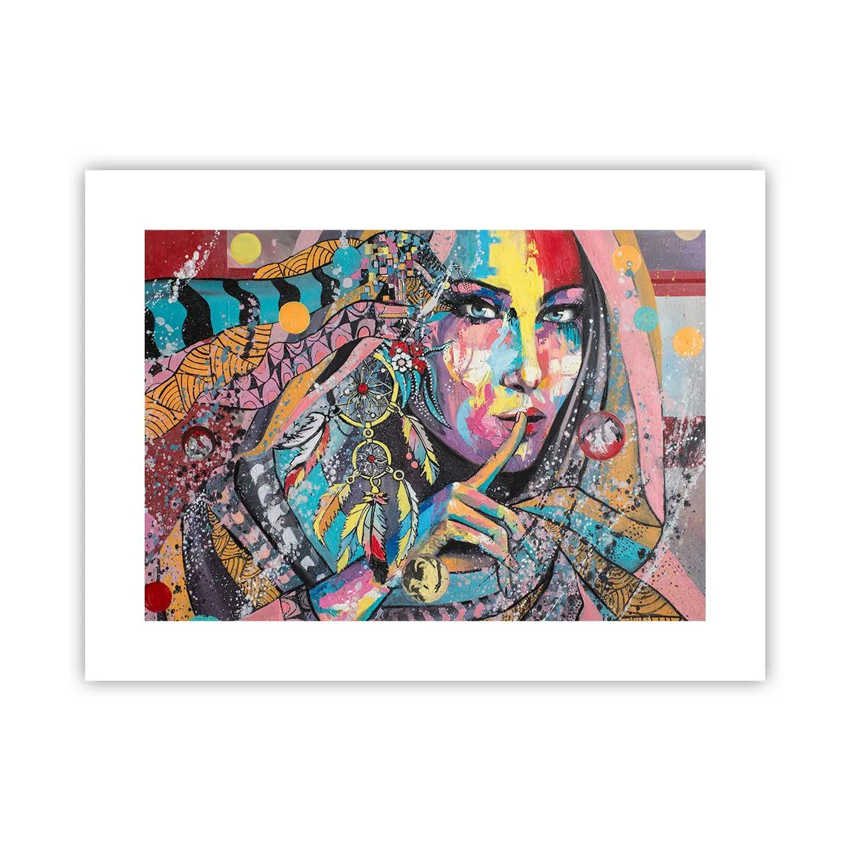 Poster - Sei still, bis du verstehst - 40x30 cm