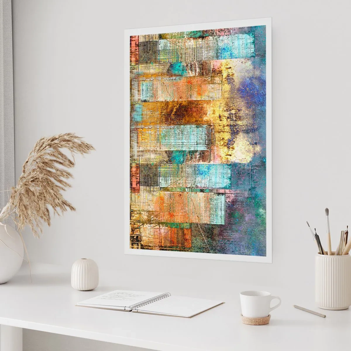 Poster - Sonnige Metropole - 40x50 cm