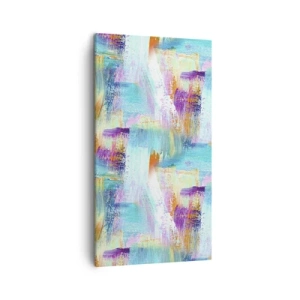 Bild auf Leinwand - Leinwandbild - Fröhlicher Labyrinth-Liner - 45x80 cm