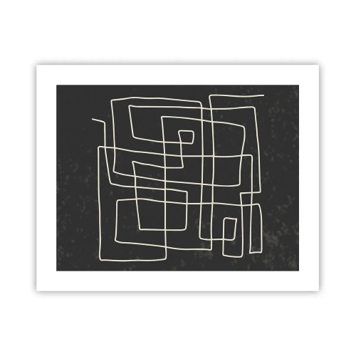 Poster - Nicht so einfach - 50x40 cm