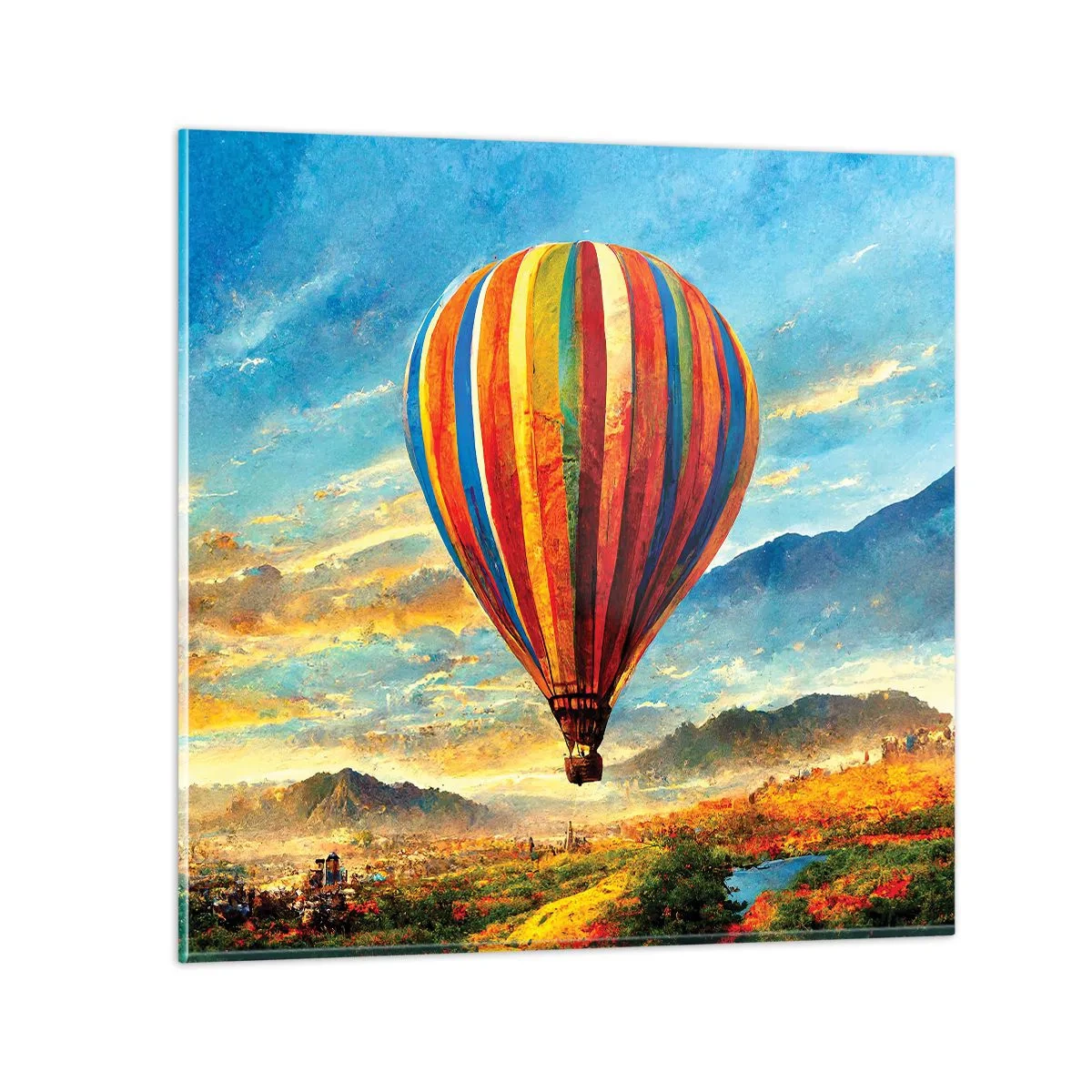 Glasbild - Bild auf glas - In der Stille sieht man mehr - 60x60 cm