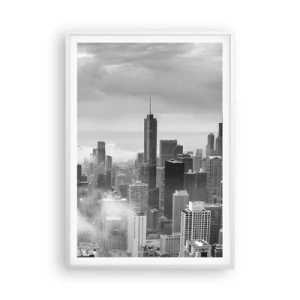 Poster in einem weißen Rahmen - Amerikanische Landschaft - 70x100 cm