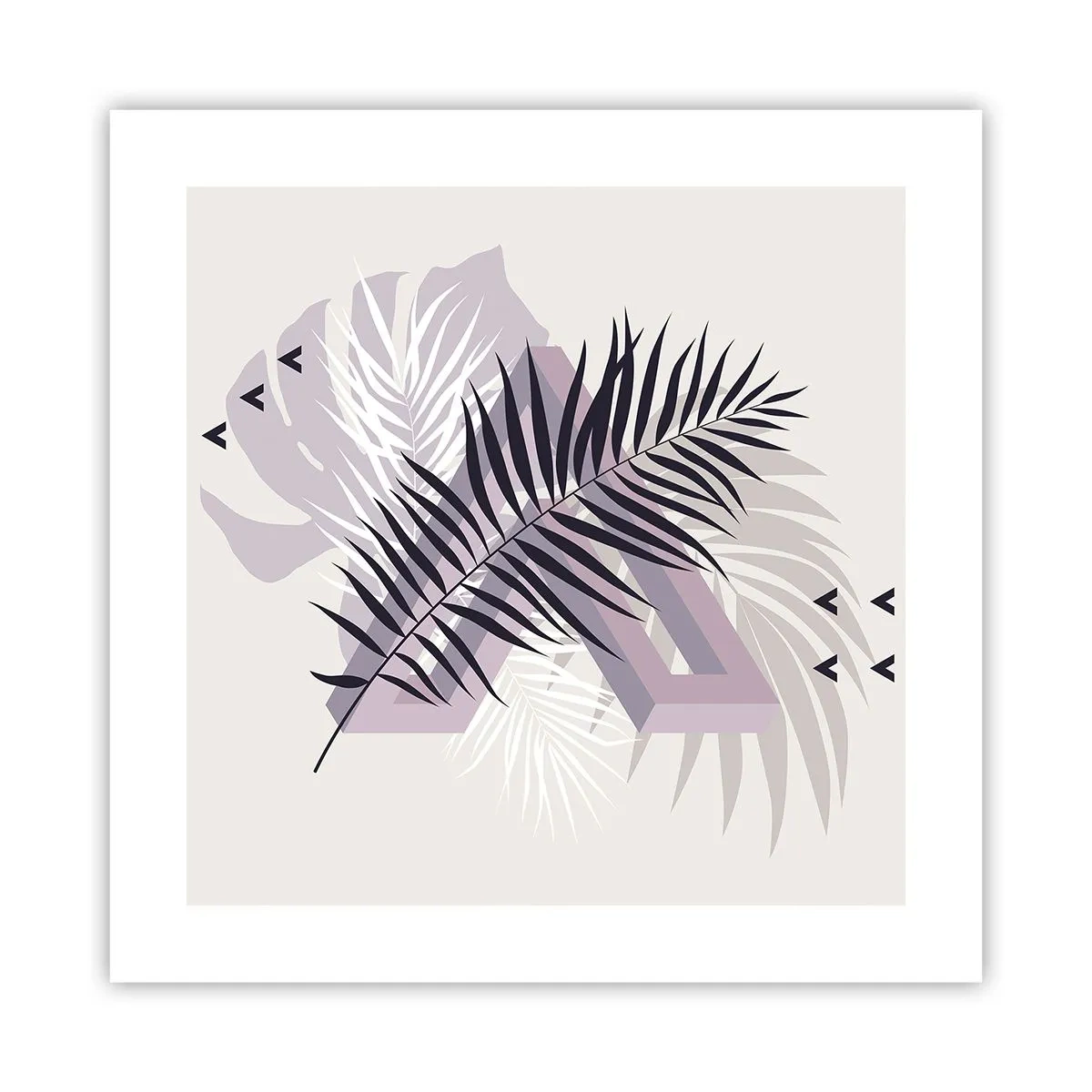 Poster - Der Schatten des Schattens - 40x40 cm