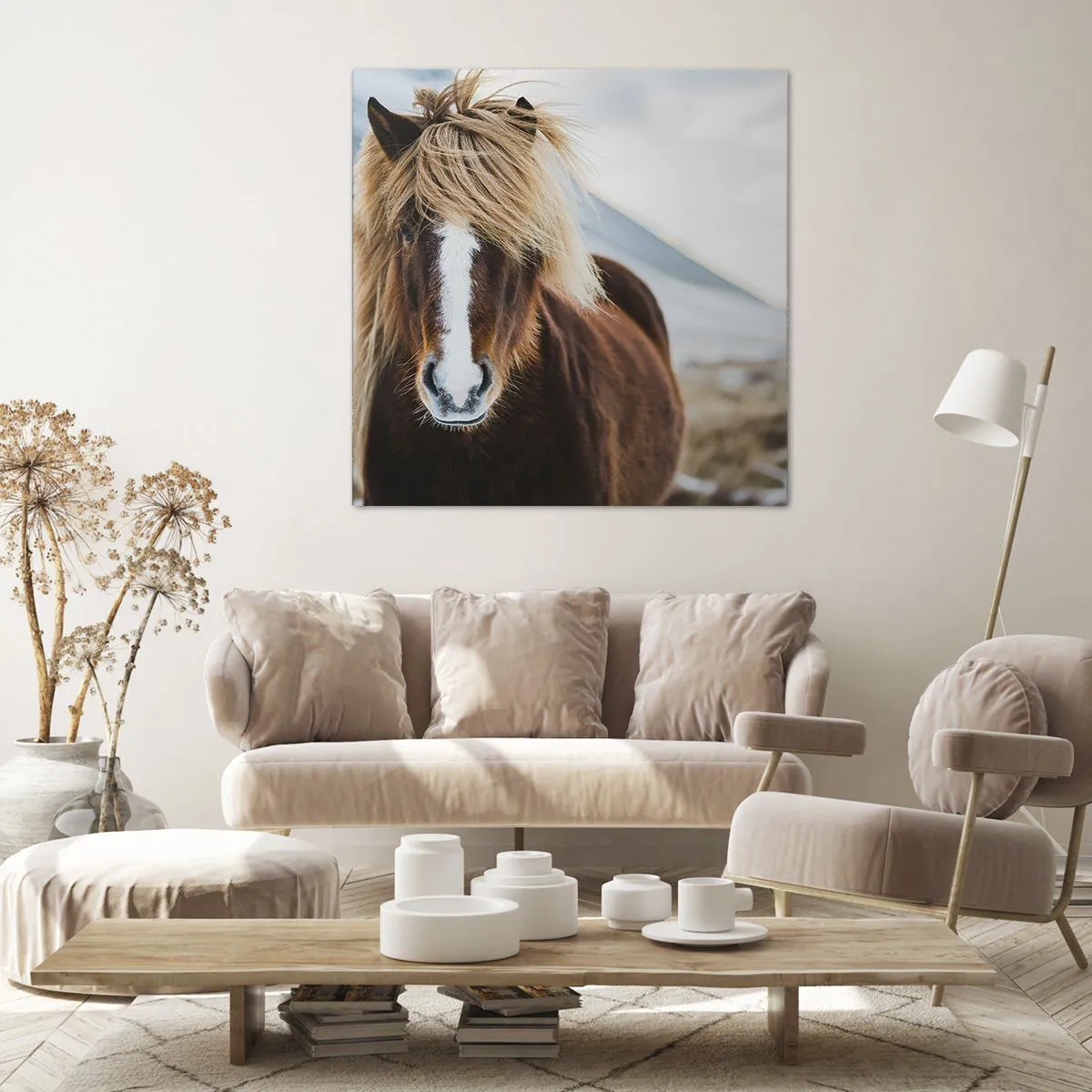 Bild auf Leinwand - Leinwandbild - Spürst du die Freiheit? - 60x60 cm